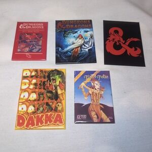 4x Dungeons & Dragons Refrigerator Magnets Fiend Folio & Dakka Warhammer